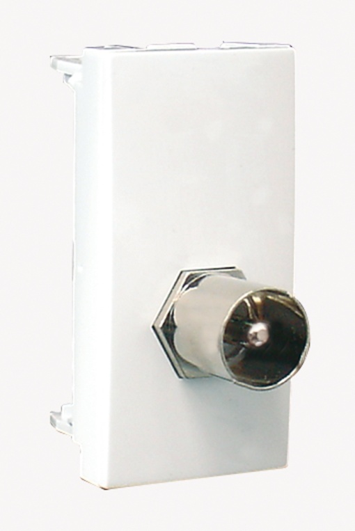 MÓDULO CCONETOR IEC MACHOTIPO F - 1 MÓD BR