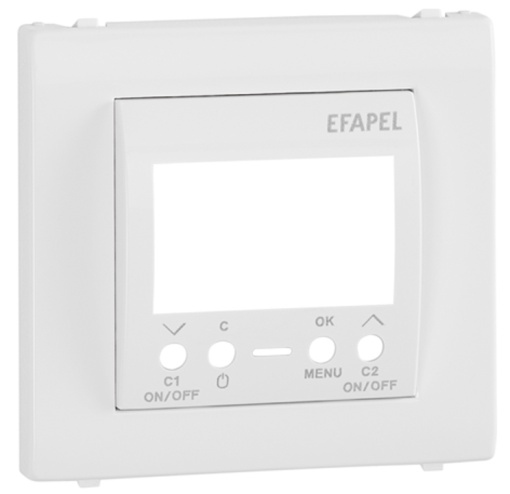 CENTRO PINTERRUPTOR HOR DIG 2 CIRC BRANCO