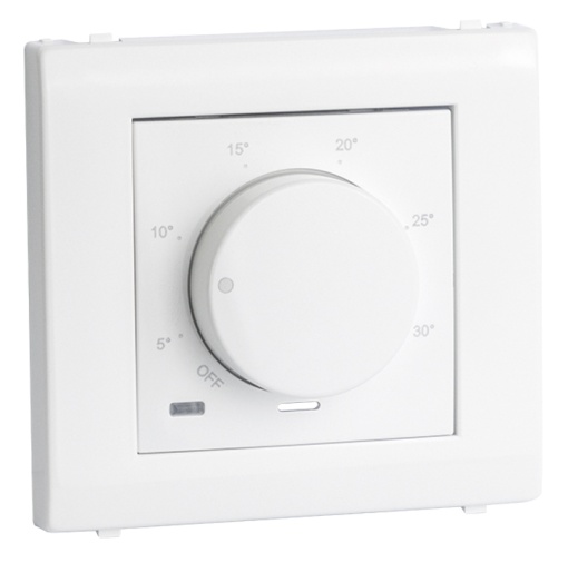 CENTRO PARA TERMOSTATO ROTATIVO BRANCO