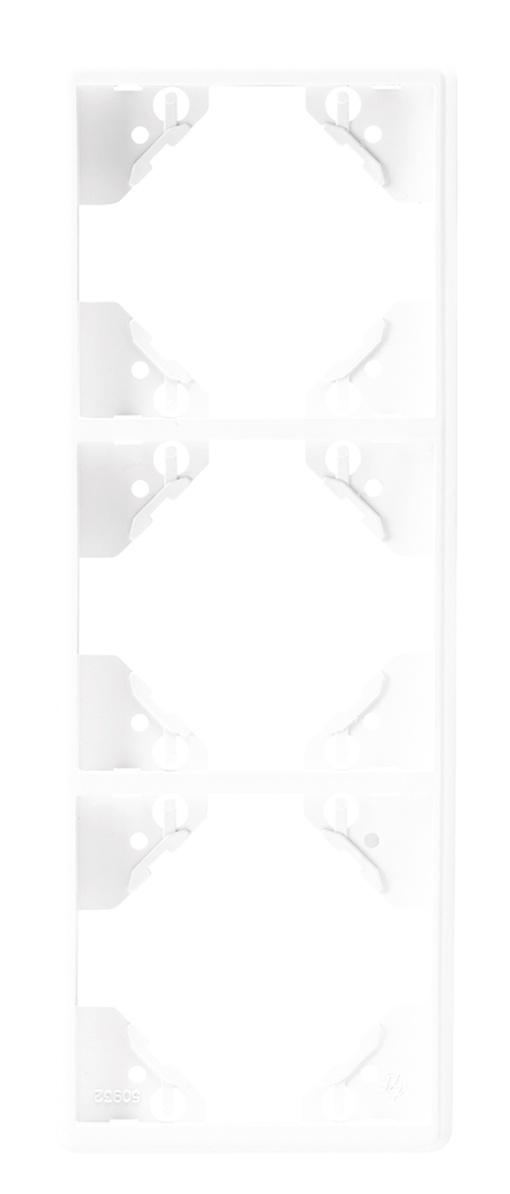 ESPELHO TRIPLO VERTICAL BRANCO