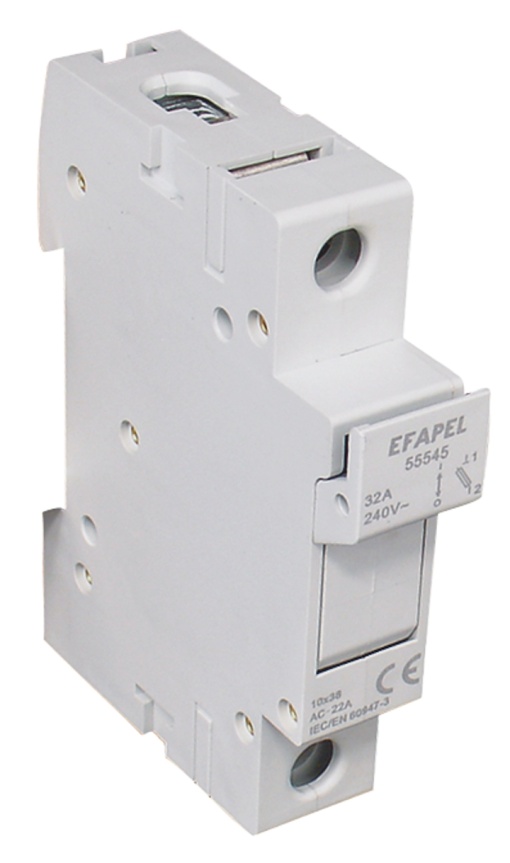 SECCIONADOR PORTA FUSÍVEL UNIPOLAR 10X38