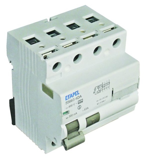 INTERRUPTOR DIF. 4P - 300MA - A - 63A