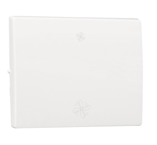 TECLA SIMPLES C 2 SÍMBOLOS VENTOINHA BRANCO