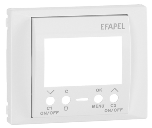 CENTRO PINTERRUPTOR HOR DIG 2 CIRC BRANCO