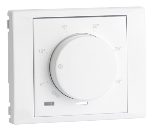 CENTRO PARA TERMOSTATO ROTATIVO BRANCO