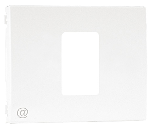 CENTRO PARA TOMADA RJ45 BRANCO