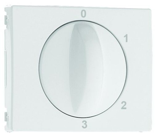 CENTRO PINTERRUPTOR ROTATIVO 4 POS BRANCO
