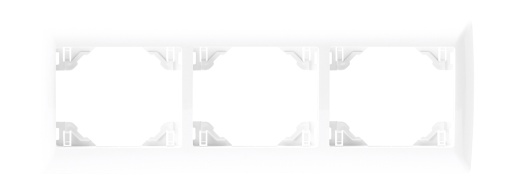 ESPELHO TRIPLO HORIZONTAL BRANCO