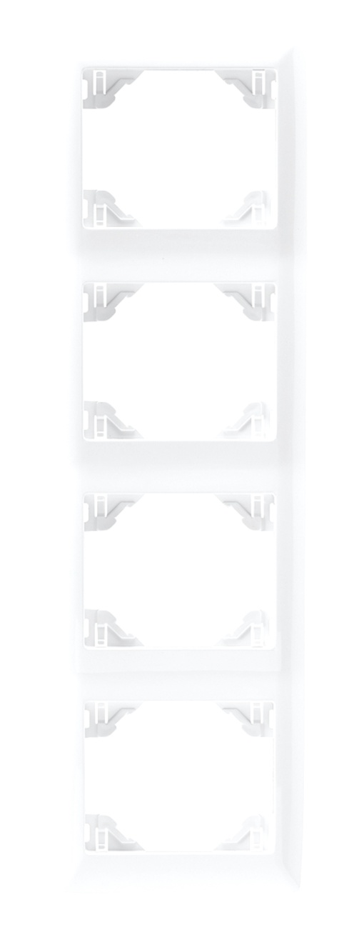 ESPELHO QUADRUPLO VERTICAL BRANCO
