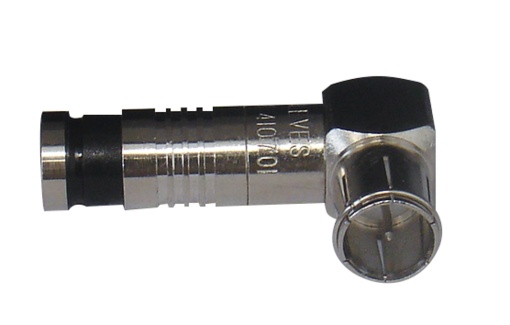 FICHA MACHO TIPO F 90º DE COMPRESSÃO