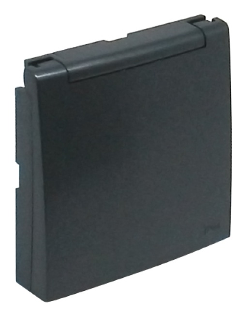 CENTRO SCHUKO CTAMPA E OBTUR IP44 GRIS