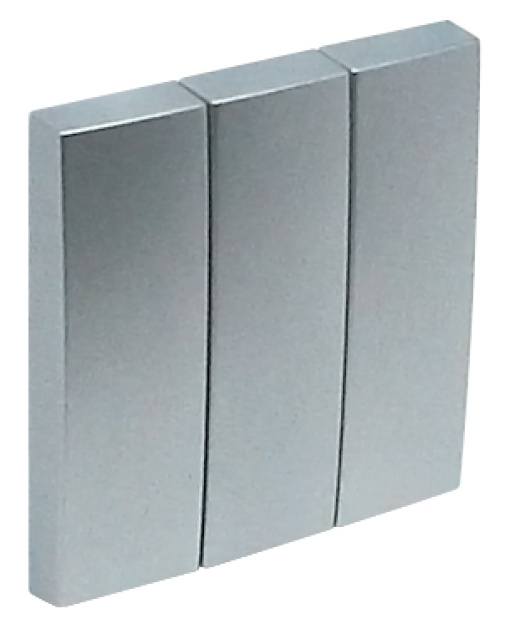 TECLA TRIPLA ALUMINA
