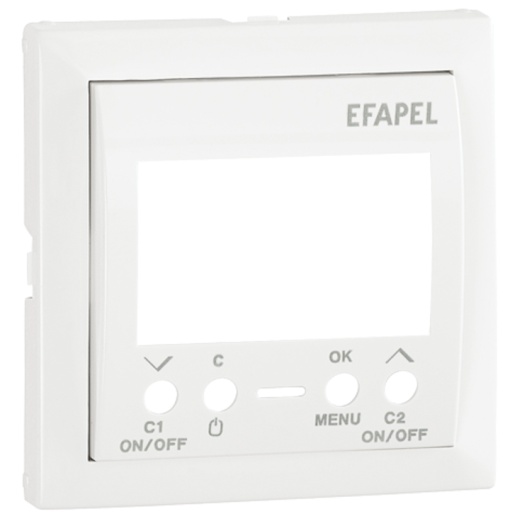 CENTRO PINTERRUPTOR HOR DIG 2 CIRC BRANCO