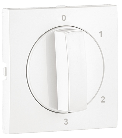 CENTRO PINTERRUPTOR ROTATIVO 4 POS BRANCO