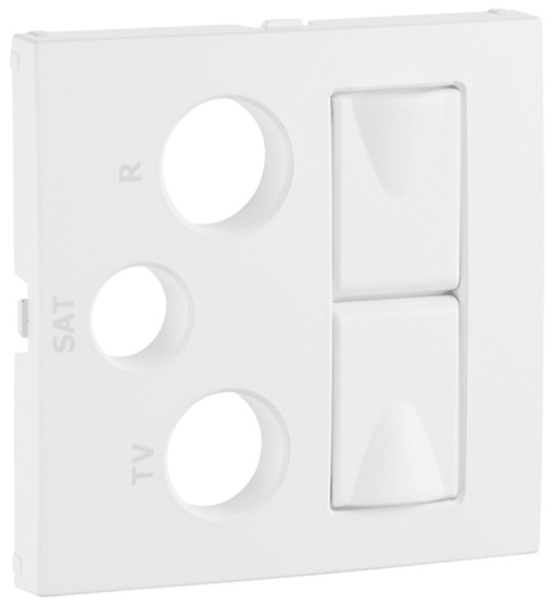 CENTRO PTOM MISTA R-TV-SAT 2XRJ45 BRANCO