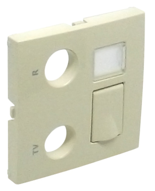 CENT TOM MISTA R-TV-RJ45R-TV-RJ45-FO MARFIM