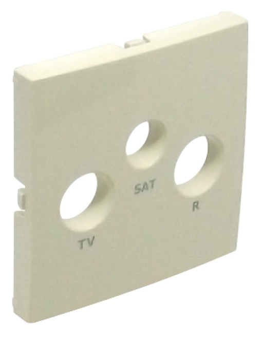 CENTRO PARA TOMADA R-TV-SAT MARFIM