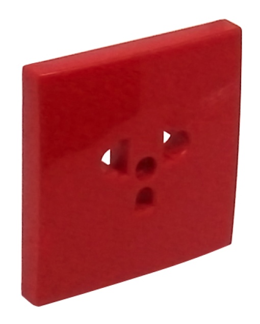 CENTRO PTOMADA EUROAMERICANA VERMELHO