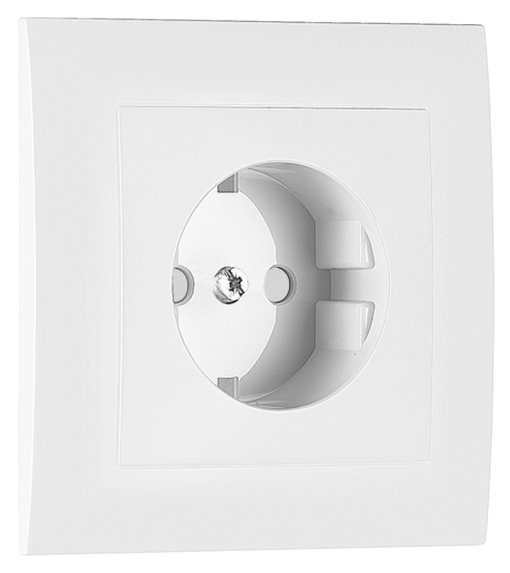 ESPELHO SCHUKO MONOBLOCO COBTURADOR BRANCO