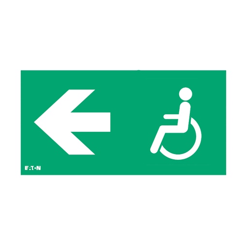 GuideLed 20m wheel chair PL ISO 7010