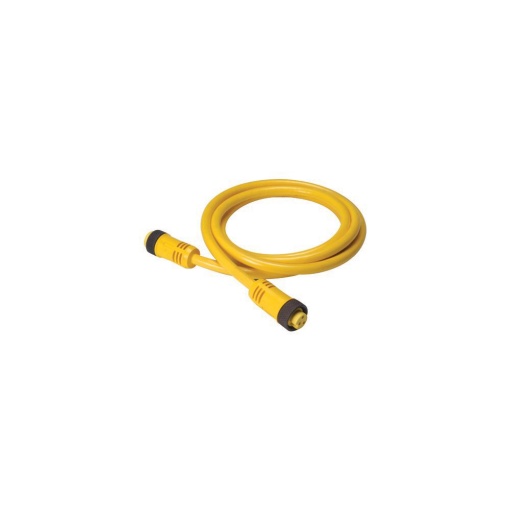 Connection cable, 4p, DC current, coupling M12 flat, plug M12 flat, L5m