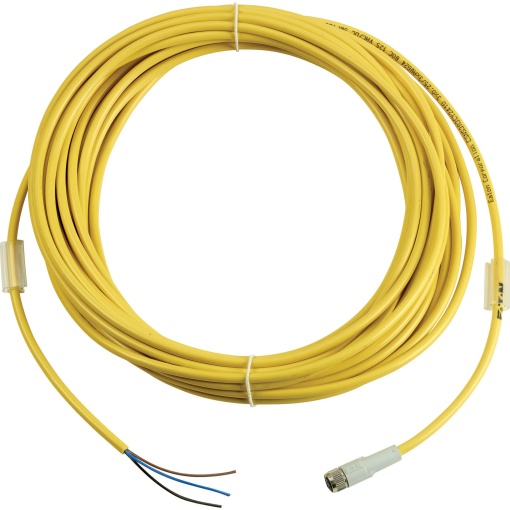 Connection cable 3 pole, flatopen, 10m