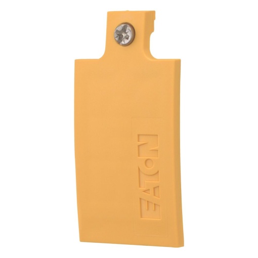 Screw-on cover, insulated material, yellow