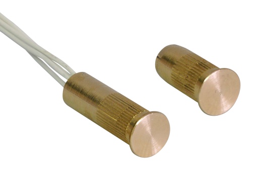 CONTATTO MAGN. CORTO IN OTTONE CAVO QUAD