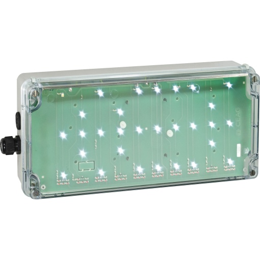 Ex-escape sign luminaires EXIT 2 V-CG-S for zone 222, Pictogram Without neutral
