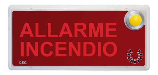 FIRE SIGN BOARD IP54 EN-54-3 EN54-23
