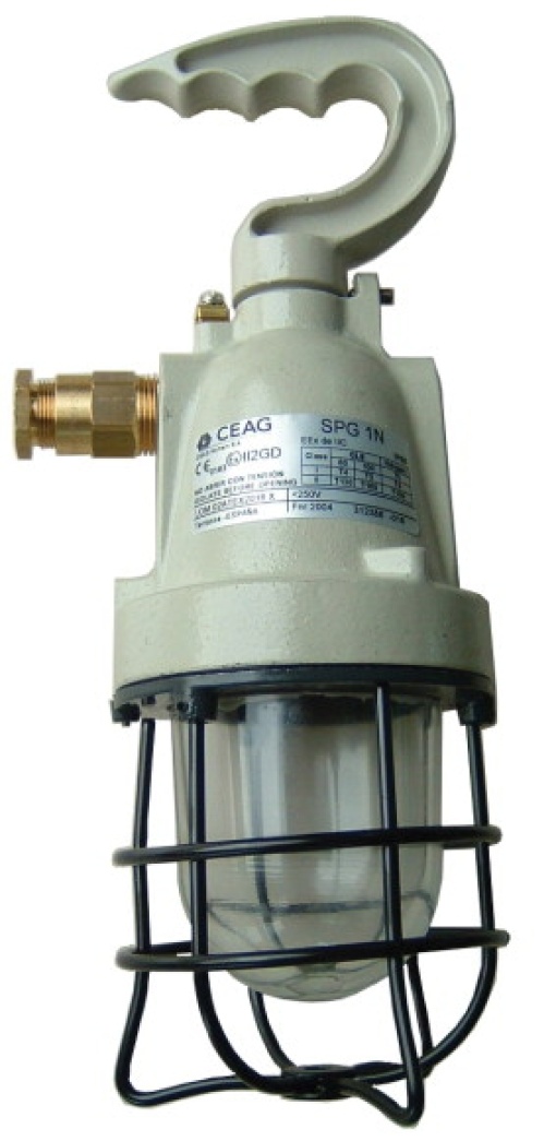 Ex-pendant light fitting SPG 1N 1 x Ex-d cable gland 34