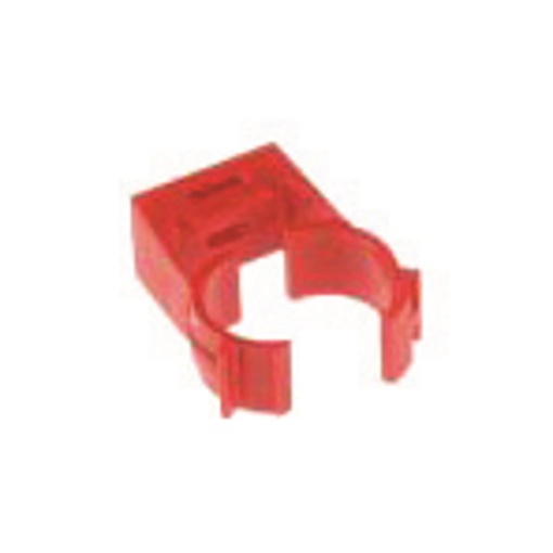 Abrazadera de tubo roja para tuberías de 25 mm de Eaton