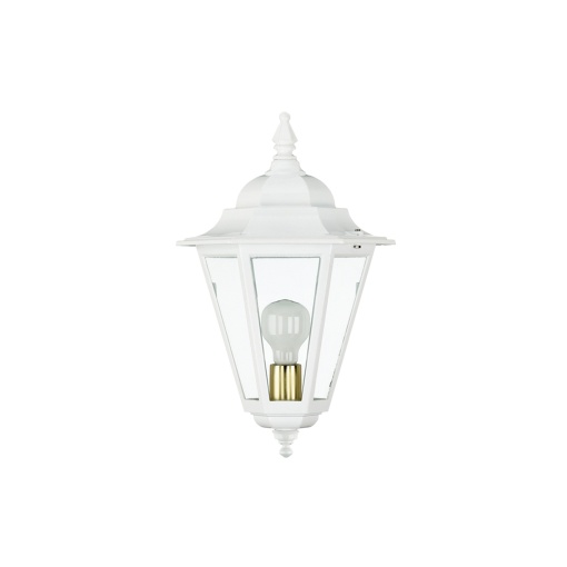 Aplicar clássico ELITE 6 Apply medium M Transparent IP44 E27 42W Vidro transparente Blanco texturado
