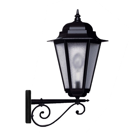 Aplicar clássico VILLA BIG IP44 E27 70W Negro texturado