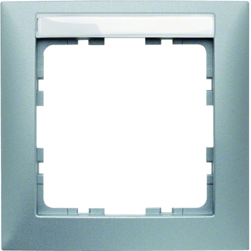 S.1 - quadro x1 p.-etiq., alumínio mate