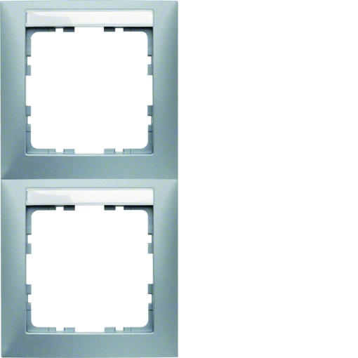 S.1 - quadro x2 p.-etiq. vert., alum mt