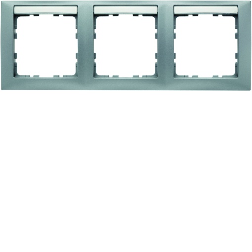 S.1 - quadro x3 p.-etiq. horz., alu mate