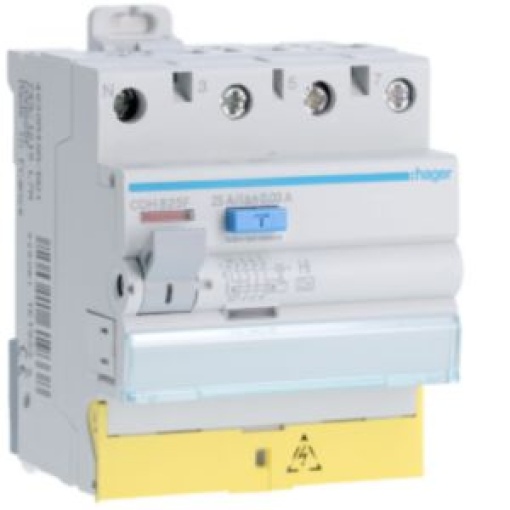 Intdif3PN 25A 30mA A HI cbornes des