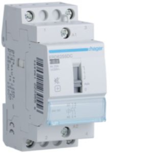 Contactor silenci Manu 25A 2NA 24V DC