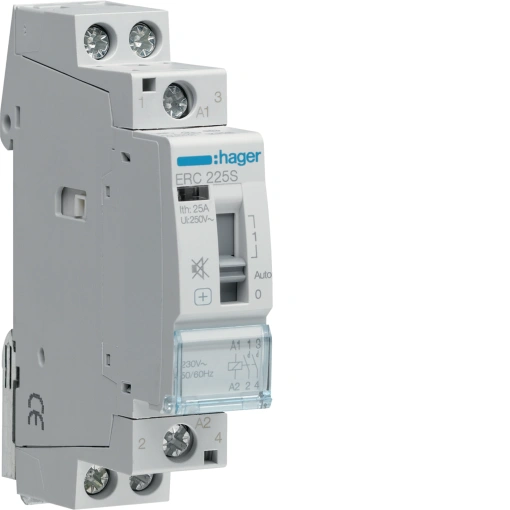 Contactor silencioso manu 25A, 2NA, 230V