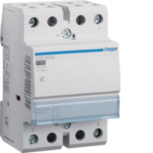 Contactor silencioso 63A 2NA 24V 3M