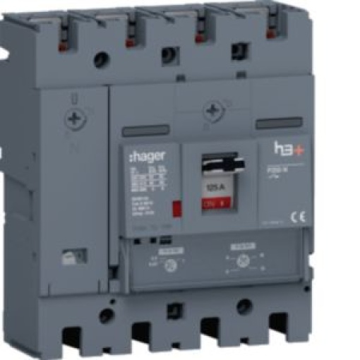 Disjuntor P250 TM 4P4D 125A 40kA