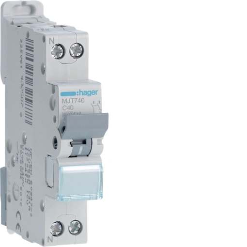 Disjuntor 1PN 40A Curva C 4.56KA 1 Módulo