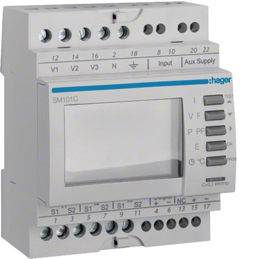 Analisador rede modular com MODBUS