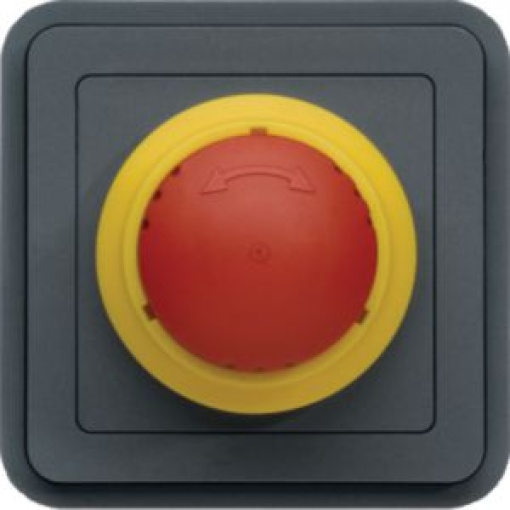 cubyko  Interruptor emergência cinz