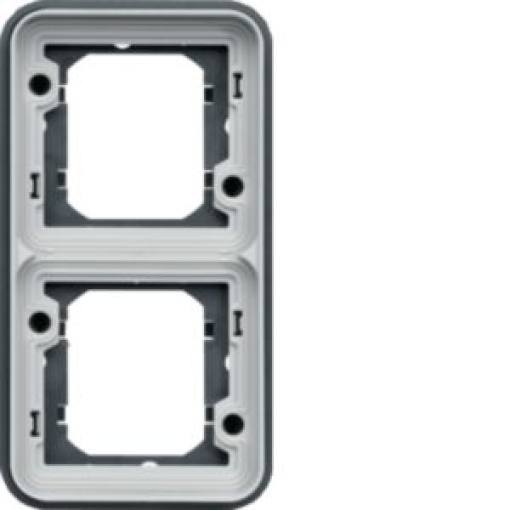 cubyko  Quadro x2 vertical cinzento