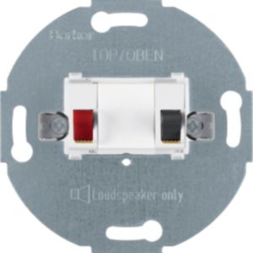 Tomada altifalante simples branco