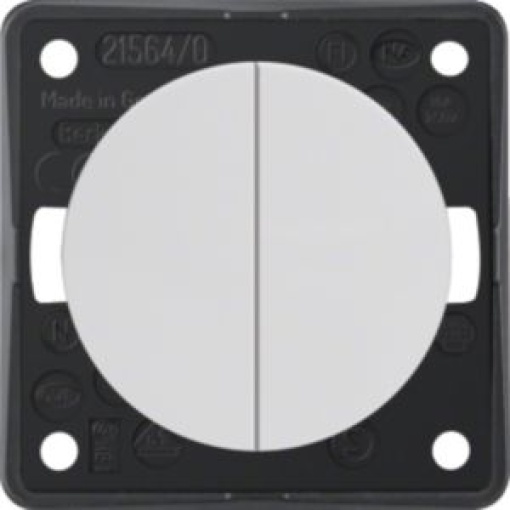 Integro  botão duplo 1 entr branco
