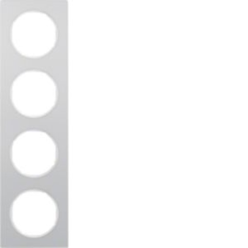R3  quadro x4 Alumínio branco