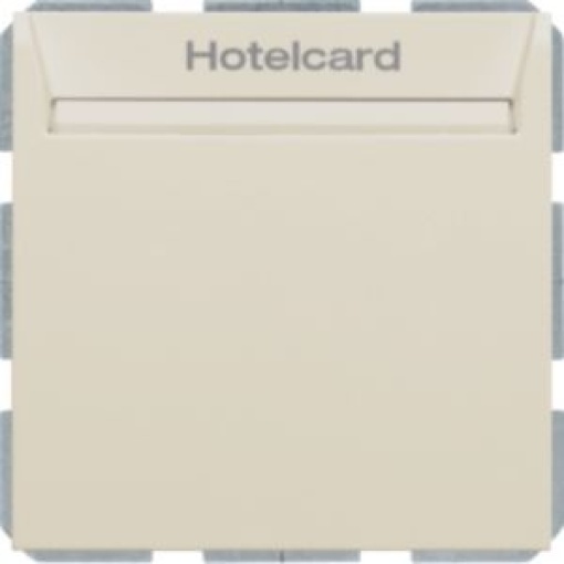 S1Bx  Interrup cartão hotel creme